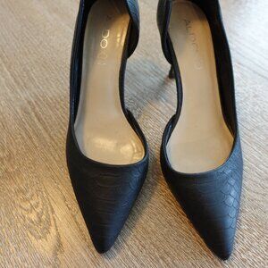 ALDO HEELS BLACK SIZE 9